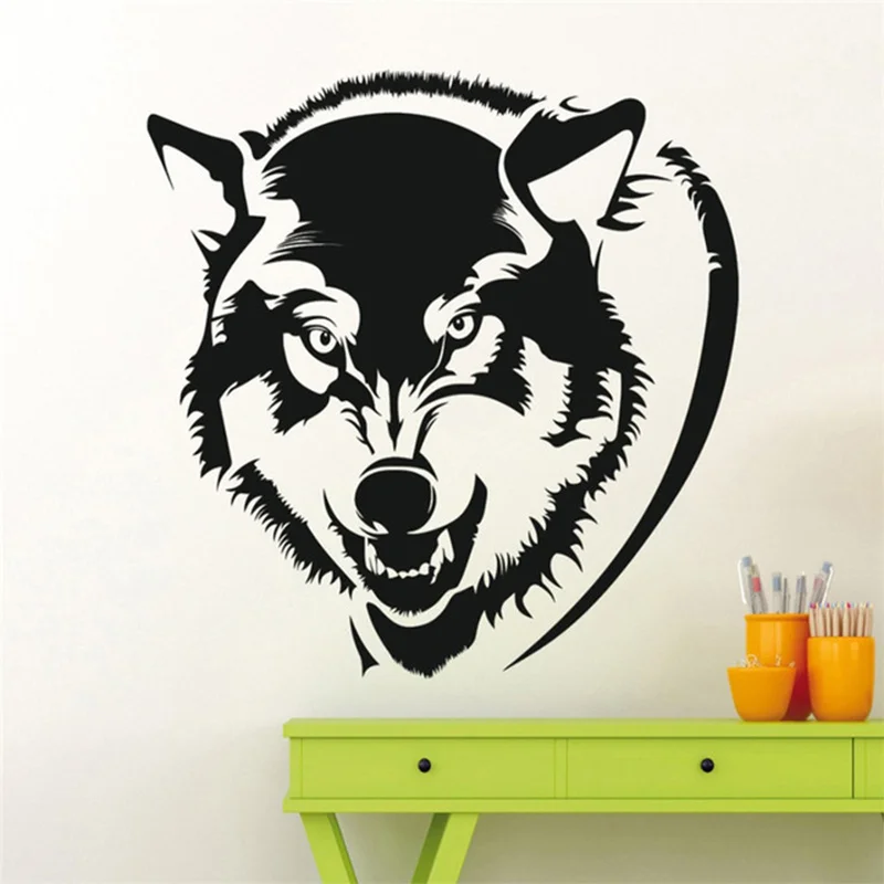 Wildlife Series Wolf Head Silhouette Special Wall Stickers Home Livingroom Cool Decorative Vinyl Interior Wallpaper
Wildlife Series Wolf Head Silhouette Special Wall Stickers Home Livingroom Cool Decorative Vinyl Interior Wallpaper