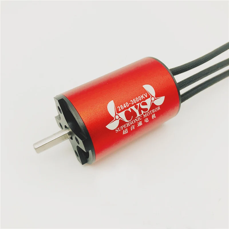 2840 3600KV бесщеточный мотор RC модель лодки Мотор 4 мм вал водяного охлаждения куртка