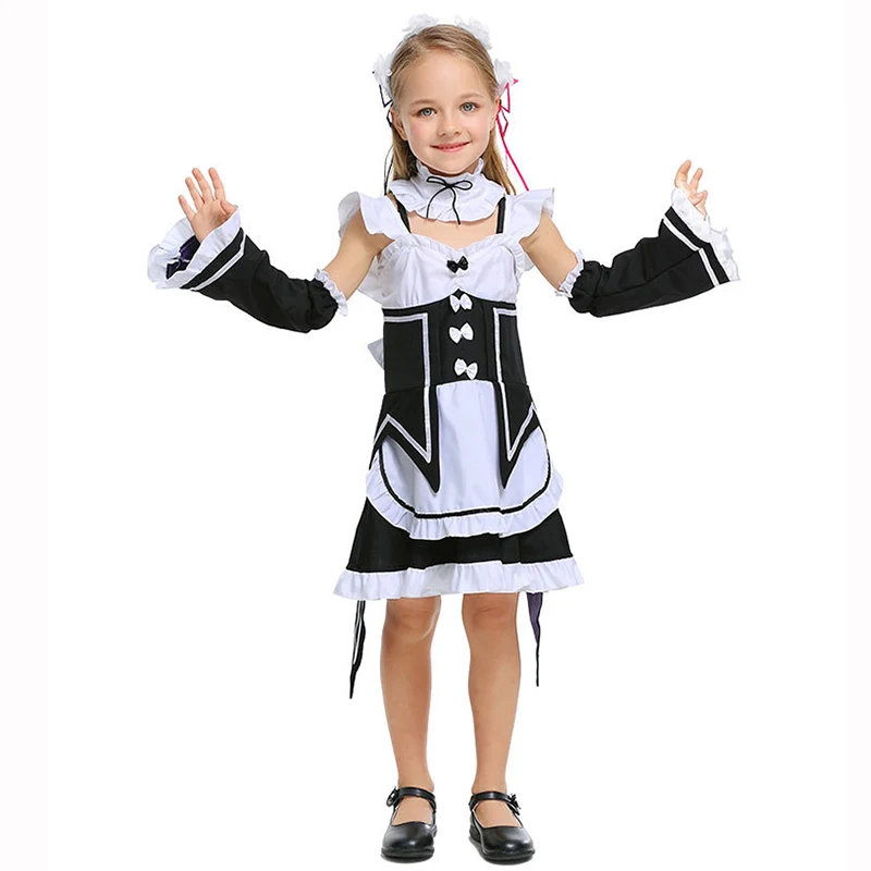 Black & White Cute Lolita Maid Costume Kids Sexy Cosplay Costumes Children Halloween Outfits Girl Fancy Dress Carnival Uniform
Black & White Cute Lolita Maid Costume Kids Sexy Cosplay Costumes Children Halloween Outfits Girl Fancy Dress Carnival Uniform