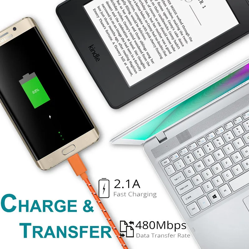 USB Cable For iPhone XR XS MAX X 7 8 plus 6 Charger Cord Xiaomi Samsung huawei Y9 P Smart 2019 Y7 Y6 Y5 2018 Charging Cables | Мобильные