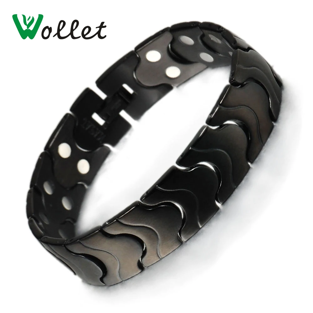 Wollet Jewelry Antique Copper Plated Bracelet Bangle Healing Bio Magnetic Stainless Steel Double Row Retro Bracelet For Men
Wollet Jewelry Antique Copper Plated Bracelet Bangle Healing Bio Magnetic Stainless Steel Double Row Retro Bracelet For Men