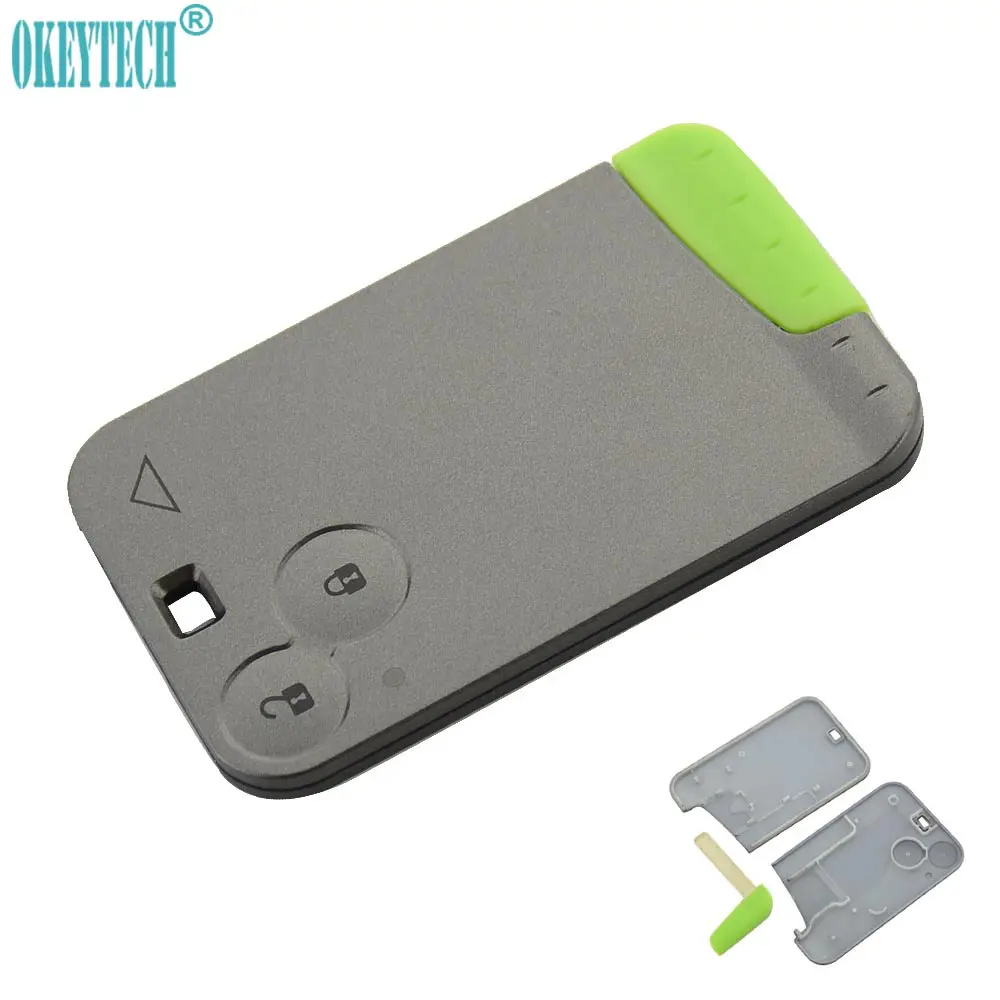 OkeyTech 2 Buttons Replacement Remote Car Key Card Shell Case With Blade For Renault Laguna 2 clio 3 Espace auto Smart Card Key
OkeyTech 2 Buttons Replacement Remote Car Key Card Shell Case With Blade For Renault Laguna 2 clio 3 Espace auto Smart Card Key