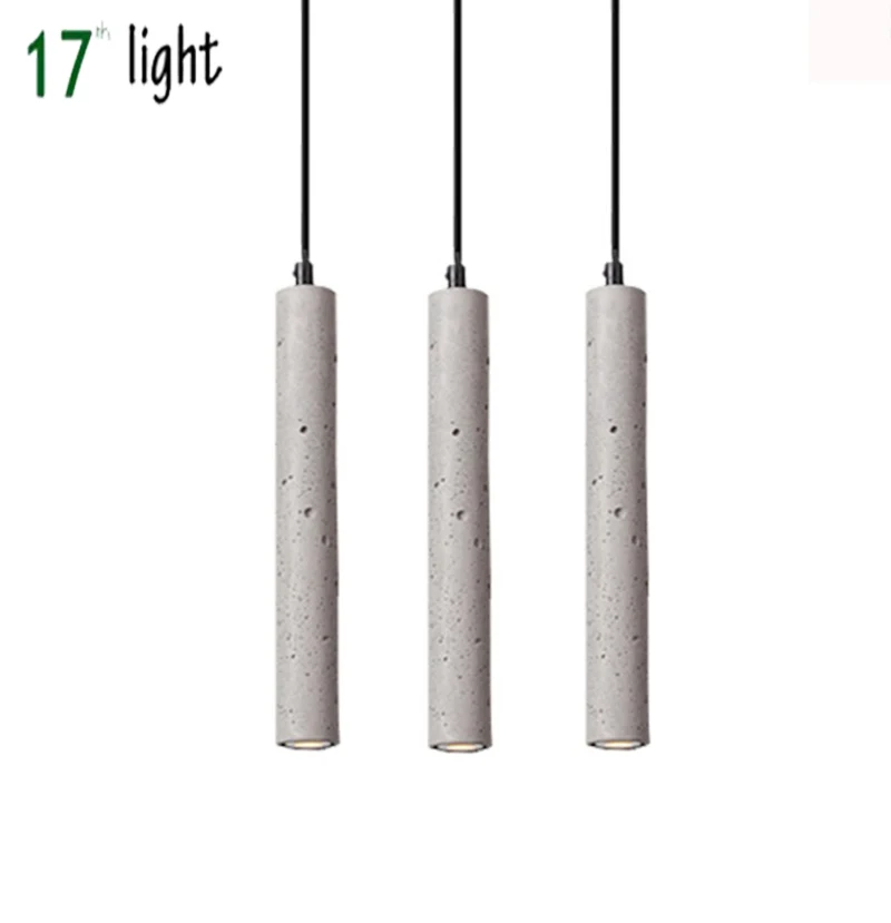 Modern Pendant Lights Industrial Lamp Concrete Cement Cylinder Pipe Kitchen Lights Shop Bar Counter Island Lighting
Modern Pendant Lights Industrial Lamp Concrete Cement Cylinder Pipe Kitchen Lights Shop Bar Counter Island Lighting