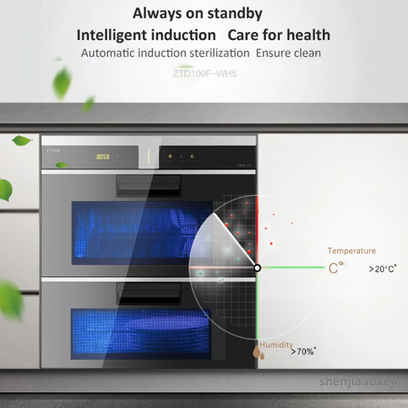 household tableware disinfection cabinet 100L embedded negative ion sterilization cupboard home Ozone UV disinfection 220v 230W
household tableware disinfection cabinet 100L embedded negative ion sterilization cupboard home Ozone UV disinfection 220v 230W