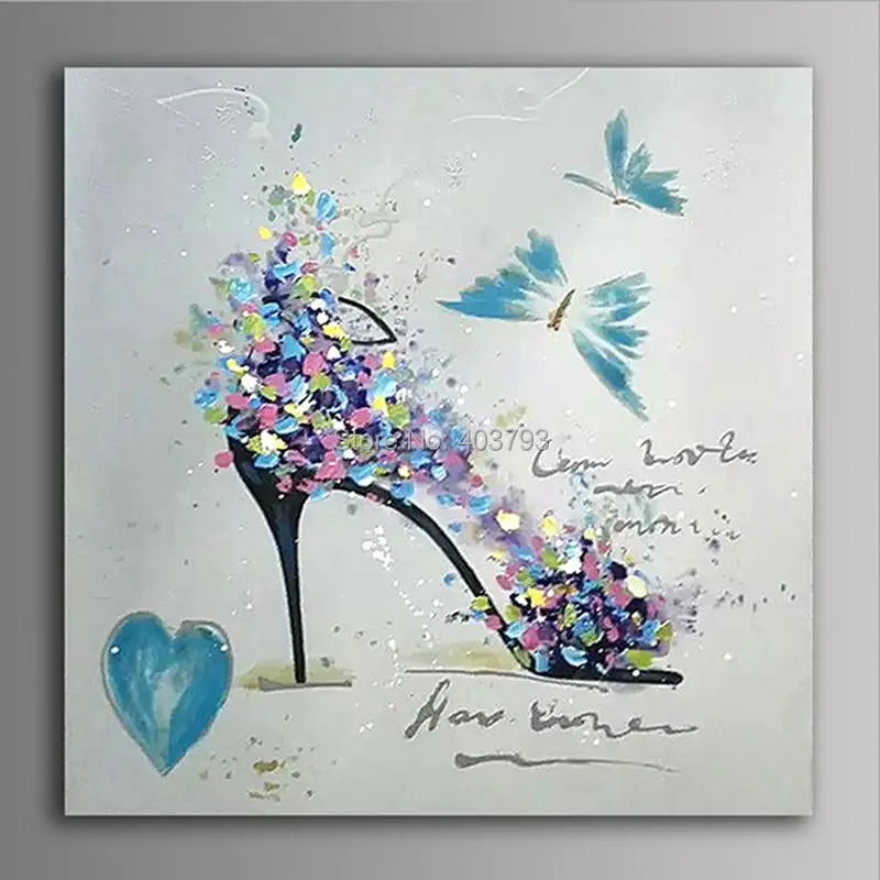 Women Love Modern Hand Painted Oil Painting On Canvas Artwork Abstract Fashion High Heels Wall Pictures For Living Room
Women Love Modern Hand Painted Oil Painting On Canvas Artwork Abstract Fashion High Heels Wall Pictures For Living Room