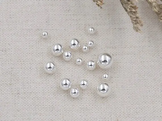 Solid Sterling 925 Silver Bead,20pcs/lot 3mm 4mm 5mm 6mmTiny Sterling Silver Ball Sphere Silver Beads,Globe No Hole Hollow Beads
Solid Sterling 925 Silver Bead,20pcs/lot 3mm 4mm 5mm 6mmTiny Sterling Silver Ball Sphere Silver Beads,Globe No Hole Hollow Beads