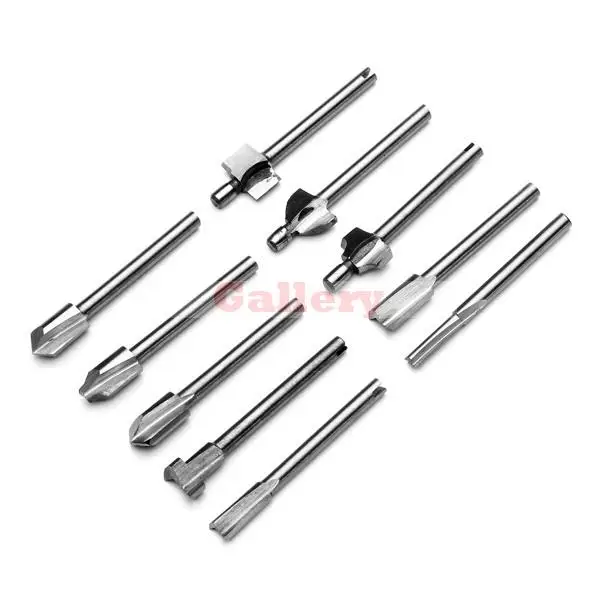 3 Sets Lot 10pcs 1/8 Inch Shank Woodworking Router Dremel Rotary Tool Parts Drill Bit
3 Sets Lot 10pcs 1/8 Inch Shank Woodworking Router Dremel Rotary Tool Parts Drill Bit