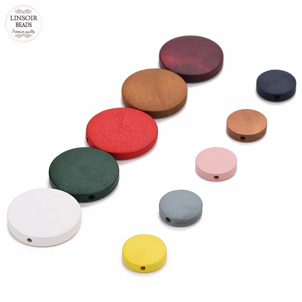 LINSOIR Wooden Beads For Jewelry 30pcs/lot 15/20/25/30mm Beads For Making Round Ball Wood Beads Diy Jewelry Craft Making
LINSOIR Wooden Beads For Jewelry 30pcs/lot 15/20/25/30mm Beads For Making Round Ball Wood Beads Diy Jewelry Craft Making