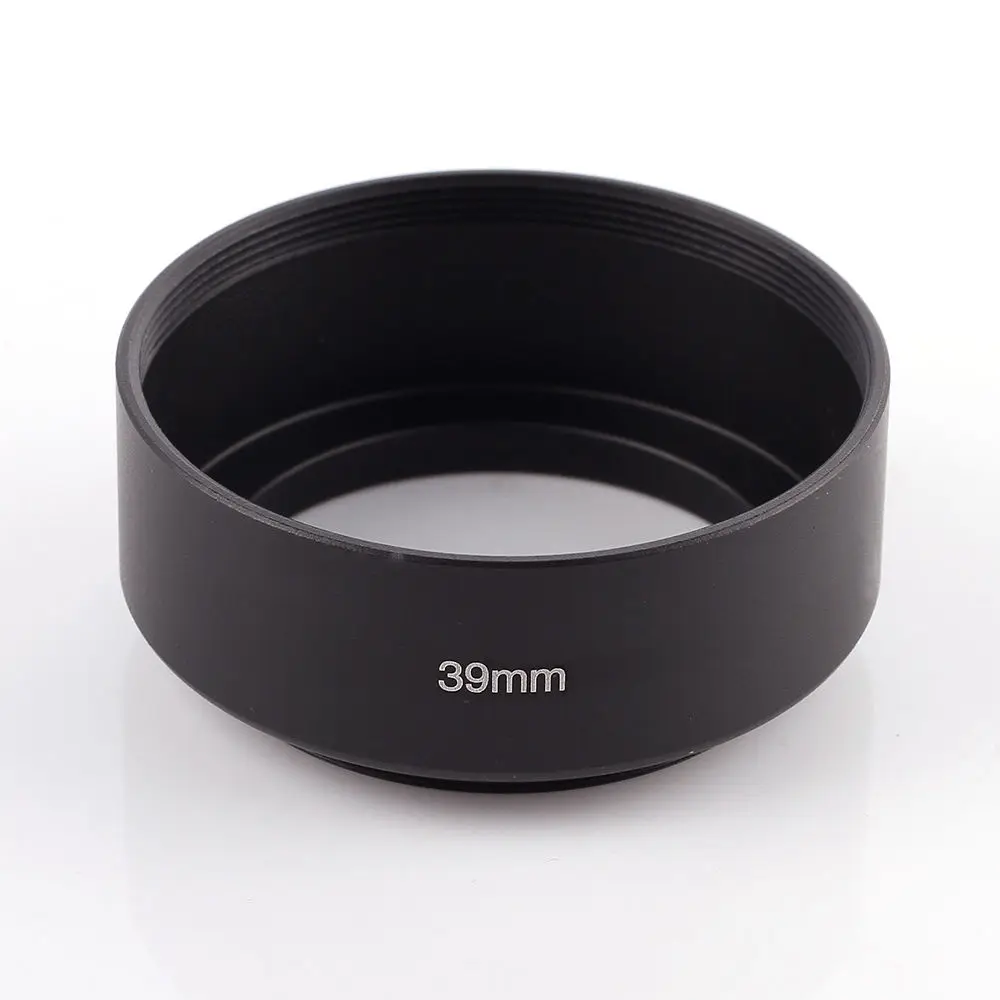 Universal Metal Lens Hood Shade 39mm Filter Thread Standard Screw-in Mount Black Protector for Canon Nikon Sony
Universal Metal Lens Hood Shade 39mm Filter Thread Standard Screw-in Mount Black Protector for Canon Nikon Sony