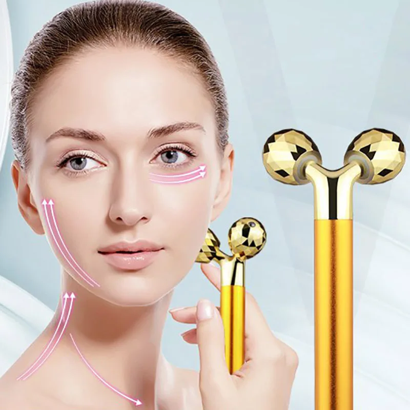 24k Gold Energy Bar 3d Electric Facial Vibration Massager V Face Lifting Bar Stick Face Roller Double Chin Face Shaping Massager
24k Gold Energy Bar 3d Electric Facial Vibration Massager V Face Lifting Bar Stick Face Roller Double Chin Face Shaping Massager
