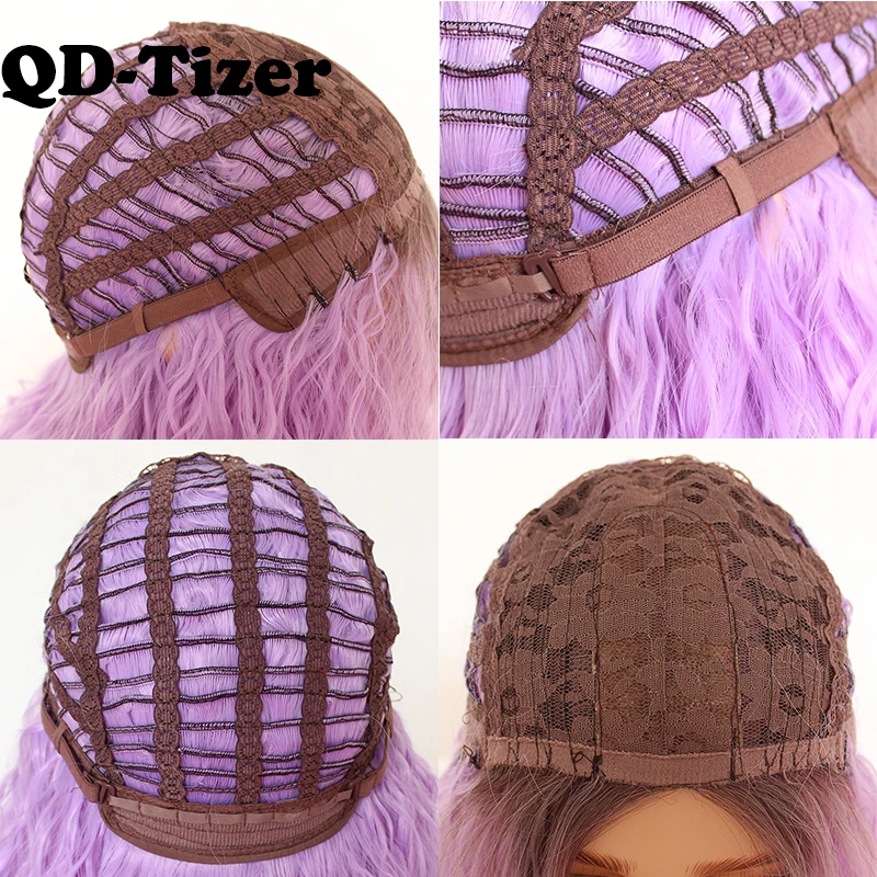 QD-Tizer Loose Curly No lace Bob Wig Synthetic Wig Glueless Heat Resistant Fiber Ombre White/Pink/Purple Wigs For Black Women
QD-Tizer Loose Curly No lace Bob Wig Synthetic Wig Glueless Heat Resistant Fiber Ombre White/Pink/Purple Wigs For Black Women