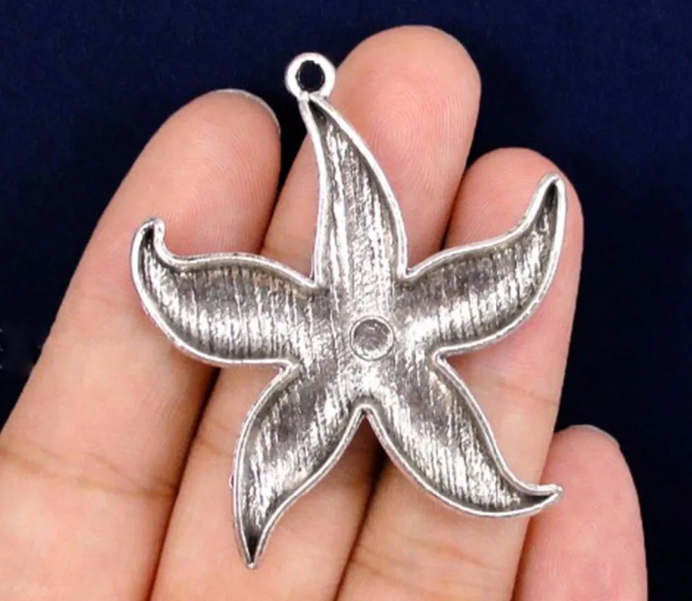 5pcs/lot--50x43mm, Antique silver plated Starfish Charms ,DIY supplies, Jewelry accessories
5pcs/lot--50x43mm, Antique silver plated Starfish Charms ,DIY supplies, Jewelry accessories
