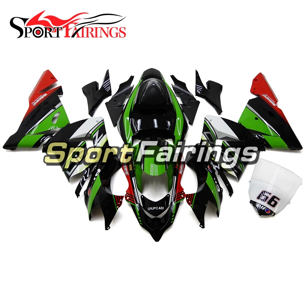Fairings For Kawasaki Ninja ZX10R ZX-10R 04 05 Year 2004 2005 Complete Motorcycle Fairing Kit ABS Plastic Green Black Carenes
Fairings For Kawasaki Ninja ZX10R ZX-10R 04 05 Year 2004 2005 Complete Motorcycle Fairing Kit ABS Plastic Green Black Carenes