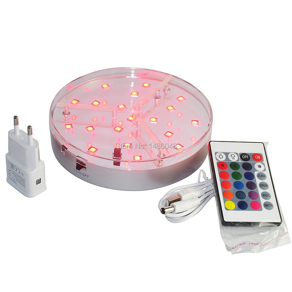 30Pcs*20cm INCH LED light base with remote control for vases table lighting baby shower party decoration table under table LED
30Pcs*20cm INCH LED light base with remote control for vases table lighting baby shower party decoration table under table LED