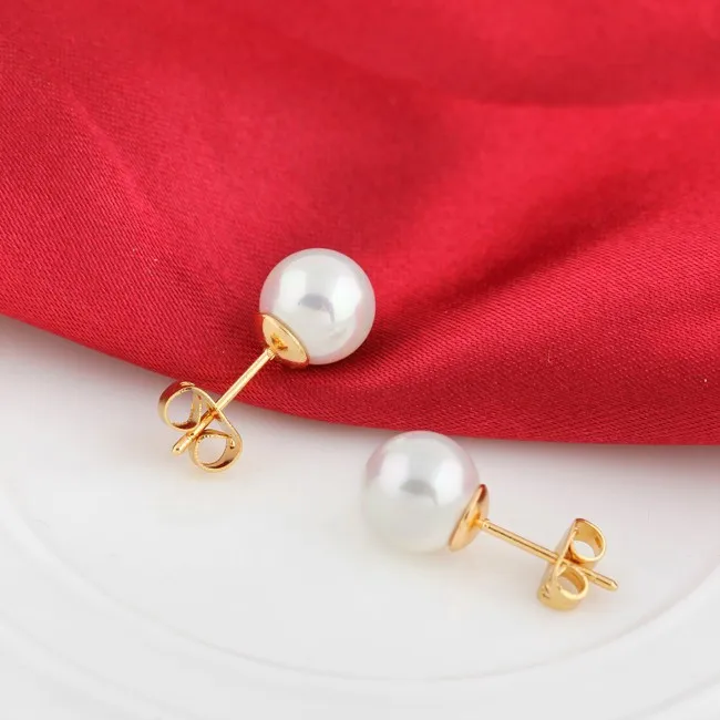 100Pair/Lot Pearl Earring Gold Stud Earrings For Women Boucle D'oreille Perles Earings Perlas Aros Bijoux Ear Brinco Ouro E2899
100Pair/Lot Pearl Earring Gold Stud Earrings For Women Boucle D'oreille Perles Earings Perlas Aros Bijoux Ear Brinco Ouro E2899