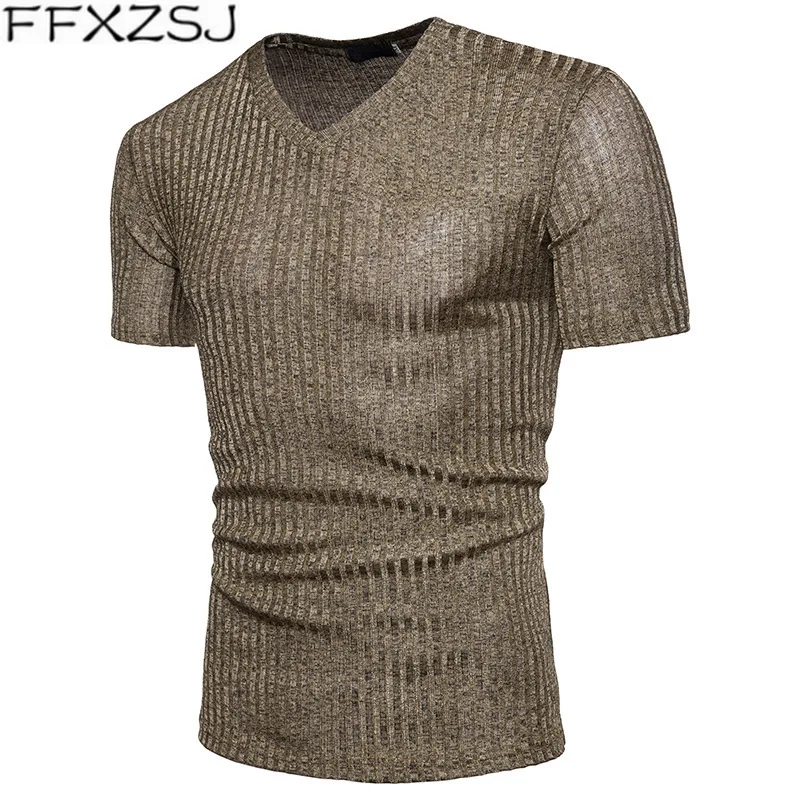 Brand Fashion Solid V-neck Men T-shirts Summer New Brand Wear Basic Clothings Slim Top Tees Africa Style Short Sleeve Shirts
Brand Fashion Solid V-neck Men T-shirts Summer New Brand Wear Basic Clothings Slim Top Tees Africa Style Short Sleeve Shirts