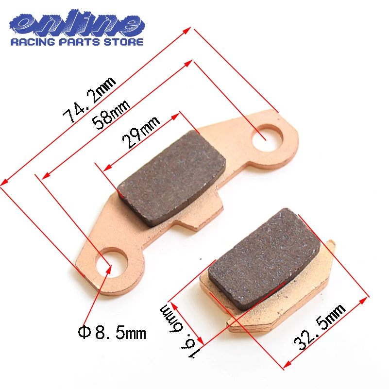 Heavy Duty Motorcycle Copper Brake shoes disc Pads for Motocross scooter ATV Pit Dirt Bikes free shipping
Heavy Duty Motorcycle Copper Brake shoes disc Pads for Motocross scooter ATV Pit Dirt Bikes free shipping
