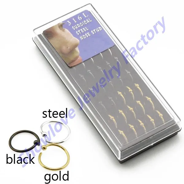Showlove 40pcs/lot Assorted Color Annealed Steel Easy-Open & Close Captive Bead Ring Nose Labret Rings Piercing Body Jewelry
Showlove 40pcs/lot Assorted Color Annealed Steel Easy-Open & Close Captive Bead Ring Nose Labret Rings Piercing Body Jewelry