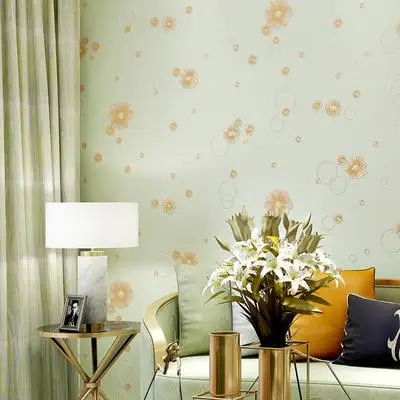 Warm Romantic Pastoral Small Floral Wallpaper Bedroom Living Room Background 3D Embossed Non-woven Wallpapers
Warm Romantic Pastoral Small Floral Wallpaper Bedroom Living Room Background 3D Embossed Non-woven Wallpapers