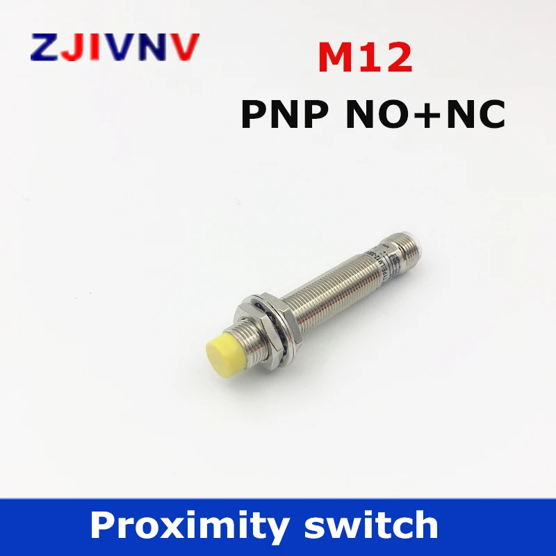 M12 connector type proximity inductive sensor PNP NO+NC proximity switch DC 4 wires normally open and close r5pcs/lot
M12 connector type proximity inductive sensor PNP NO+NC proximity switch DC 4 wires normally open and close r5pcs/lot