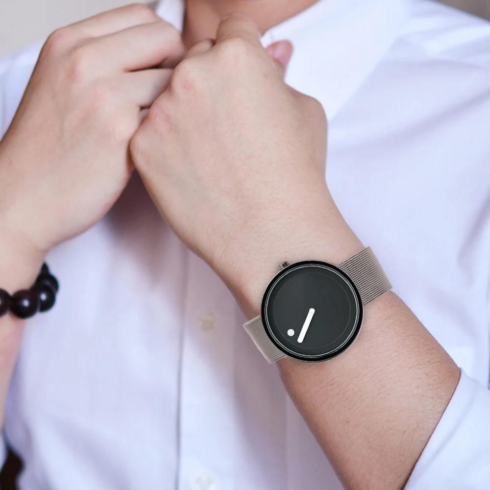 Fashion Mens Unique Pointer Face Sport Watch Luxury Super Slim Mesh Stainless Steel Band Clock Casual Women Quartz Wrist Watch
Fashion Mens Unique Pointer Face Sport Watch Luxury Super Slim Mesh Stainless Steel Band Clock Casual Women Quartz Wrist Watch