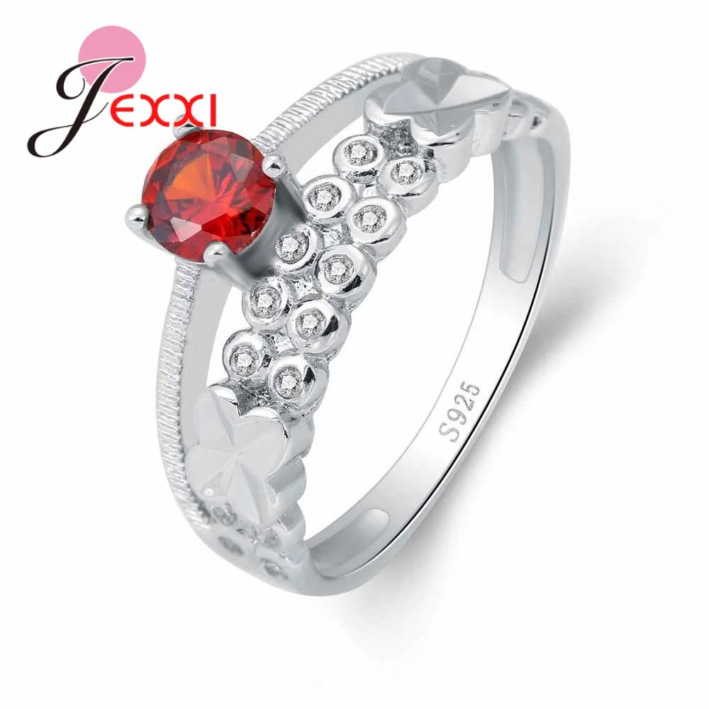 Wholesale Round Red Crystal Ring Lace Wedding Ceremony Party Jewelry 925 Sterling Silver Cubic Zirconia for Femme
Wholesale Round Red Crystal Ring Lace Wedding Ceremony Party Jewelry 925 Sterling Silver Cubic Zirconia for Femme