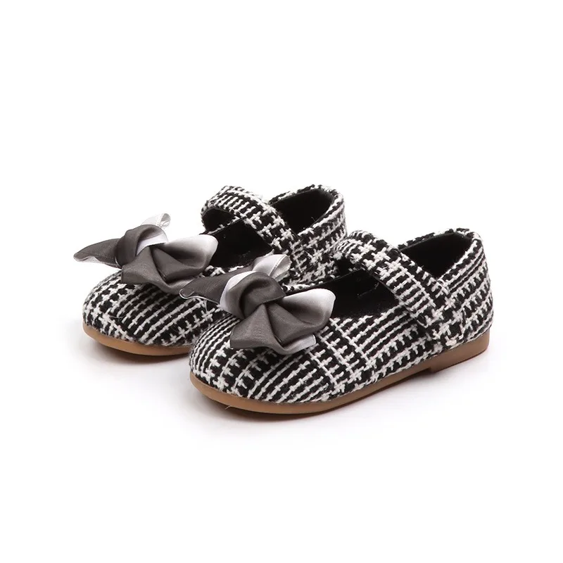 Toddler Bowknot Children Kid Soft Sole Non-Slip Plaid Shoes Baby Girls Shoes Princess Single Flat Shoes
Toddler Bowknot Children Kid Soft Sole Non-Slip Plaid Shoes Baby Girls Shoes Princess Single Flat Shoes