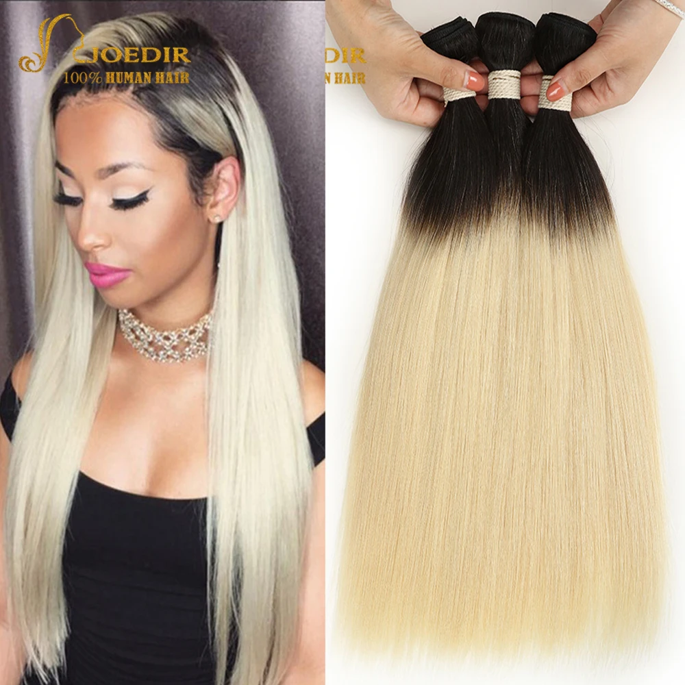 Joedir Pre-colored 3 Bundles Ombre Brazilian Straight Hair Blonde Bundles T1B 613 Color Two Tone Remy Human Hair Weave Bundles
Joedir Pre-colored 3 Bundles Ombre Brazilian Straight Hair Blonde Bundles T1B 613 Color Two Tone Remy Human Hair Weave Bundles