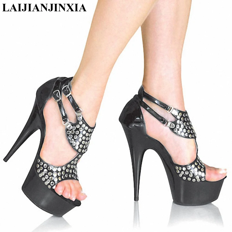 LAIJIANJINXIA 15cm High-Heeled Shoes Platform Performance Shoes Wedding Shoes 6 Inch High Heels Plus Size Sandals Shoes H-014
LAIJIANJINXIA 15cm High-Heeled Shoes Platform Performance Shoes Wedding Shoes 6 Inch High Heels Plus Size Sandals Shoes H-014
