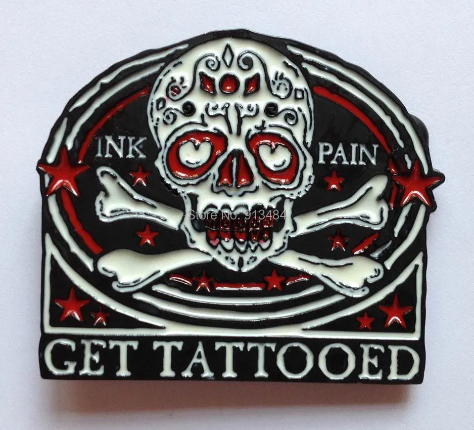 Skull Det Tattooed Belt BuckleJF-B1106 suitable for 4cm wideth belt with continous stock free shipping
Skull Det Tattooed Belt BuckleJF-B1106 suitable for 4cm wideth belt with continous stock free shipping