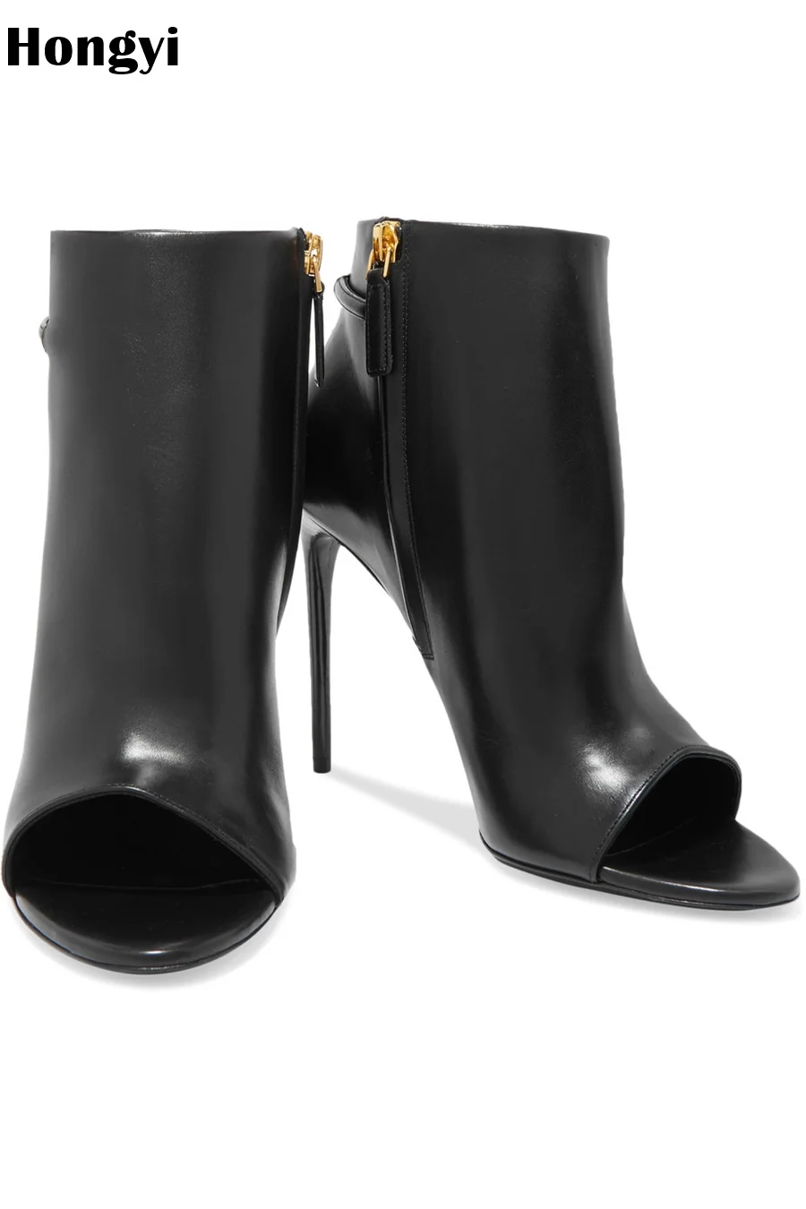 New Cool Women Ankle Boots Fashion Peep Toe Thin High Heels Boots Side Zipper Sexy Black Shoes Woman
New Cool Women Ankle Boots Fashion Peep Toe Thin High Heels Boots Side Zipper Sexy Black Shoes Woman