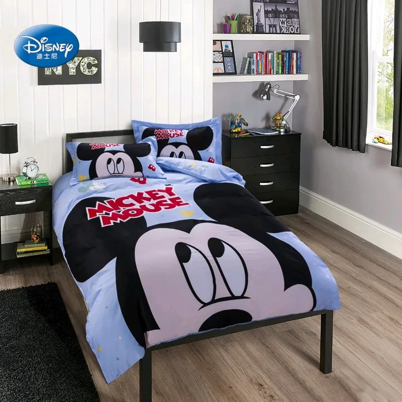 Cotton Light Blue Mickey Mouse Comforter Cover Set no Filler Bedlinen Duvet Cover Set for Boys Children Bedroom Decor 1.5m Bed
Cotton Light Blue Mickey Mouse Comforter Cover Set no Filler Bedlinen Duvet Cover Set for Boys Children Bedroom Decor 1.5m Bed
