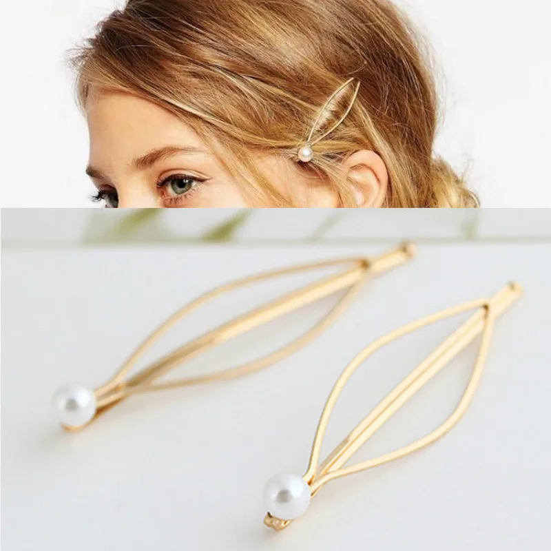 2019 new fashion hair accessories jewelry accessories imitation pearl hairpin simple atmosphere jewelry gold hairpin hair access
2019 new fashion hair accessories jewelry accessories imitation pearl hairpin simple atmosphere jewelry gold hairpin hair access