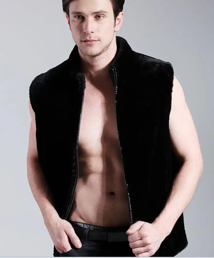 2021 Haining new imitation fur coat men's mink hooded Slim vest suede coat Europe and America large size
2021 Haining new imitation fur coat men's mink hooded Slim vest suede coat Europe and America large size