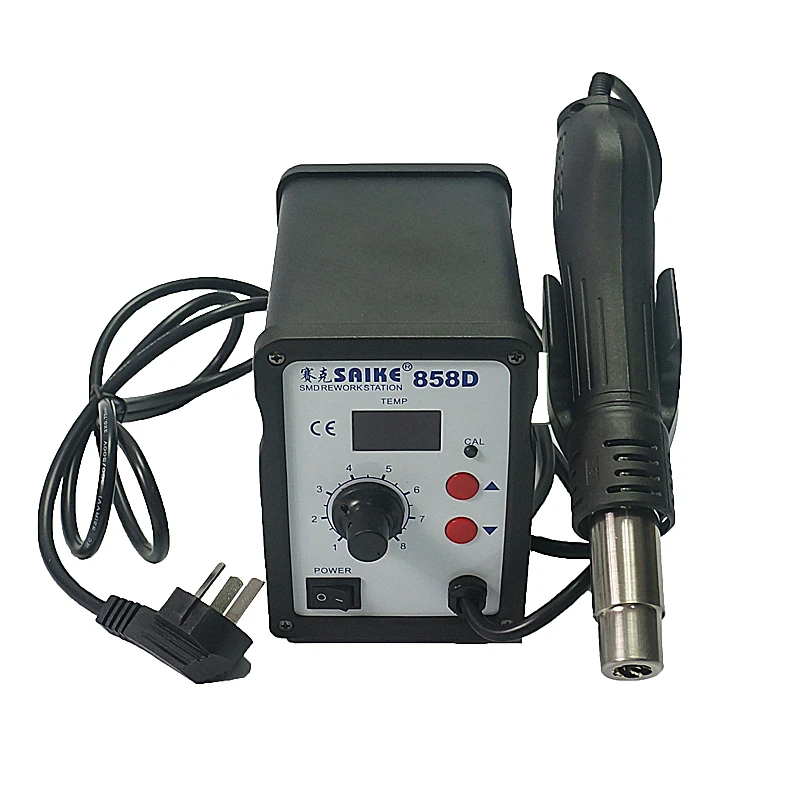 Светодиодная цифровая паяльная станция Saike 858D ESD, пистолет горячего воздуха 700 Вт, станция для переделки компьютеров и телефонов с ультрабыс...
Светодиодная цифровая паяльная станция Saike 858D ESD, пистолет горячего воздуха 700 Вт, станция для переделки компьютеров и телефонов с ультрабыс...