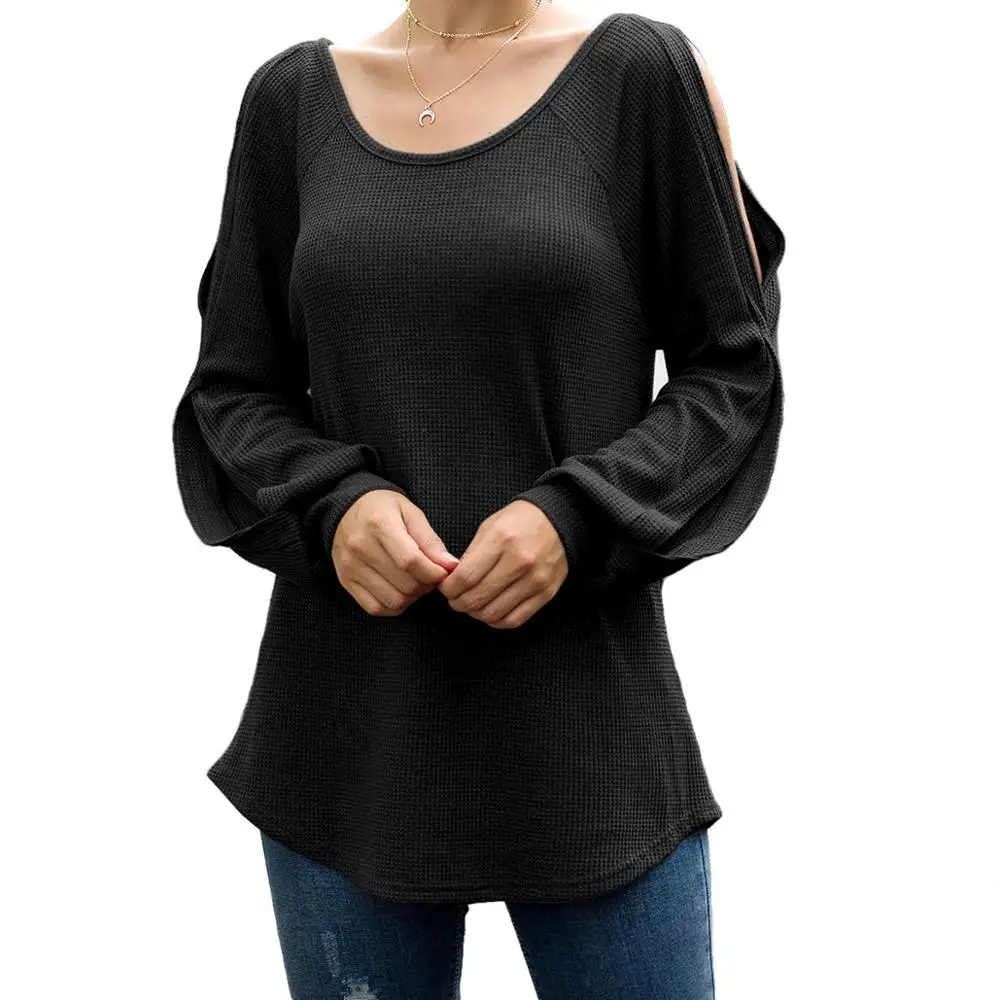 2019 New European and American Autumn Women's Black Knitted Top with Round Collar and Shoulder Lantern Sleeves Sweater
2019 New European and American Autumn Women's Black Knitted Top with Round Collar and Shoulder Lantern Sleeves Sweater