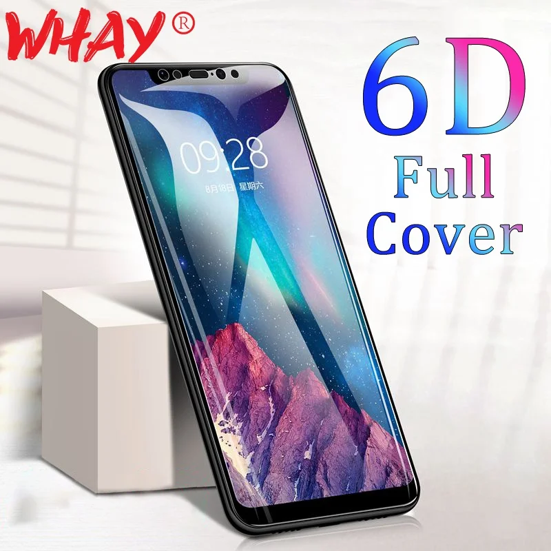 Фото 6D закаленное стекло для Xiaomi Redmi Note 8 Pro 7 7A K20 Защитное Xaomi Mi 9t A3 Mix 3 2s 2 9 SE A2 Lite|Защитные