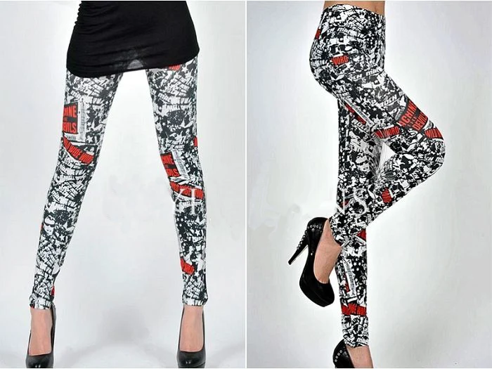 Leggings Fashion New Letter Symbols Outfit Lady's Women Chic Stretch Leggings Space
Leggings Fashion New Letter Symbols Outfit Lady's Women Chic Stretch Leggings Space