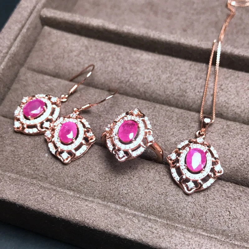 KJJEAXCMY boutique jewels 925 New lotus leaf set with 3 earrings in sterling silver and natural ruby pendant ring
KJJEAXCMY boutique jewels 925 New lotus leaf set with 3 earrings in sterling silver and natural ruby pendant ring