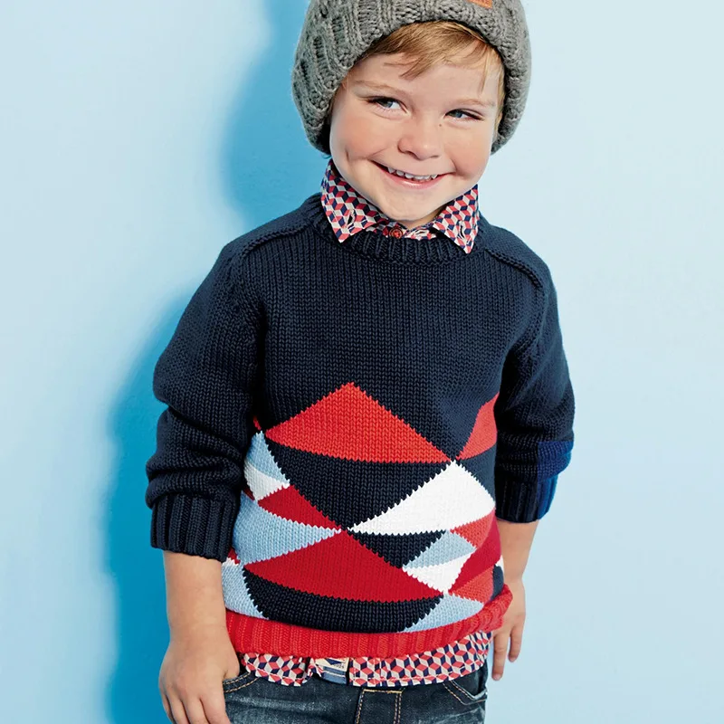 Little Maven Brand New Boys Spring Autumn Winter O-neck Full Cotton Diamond Pullover Knitted Casual Quality Sweaters
Little Maven Brand New Boys Spring Autumn Winter O-neck Full Cotton Diamond Pullover Knitted Casual Quality Sweaters