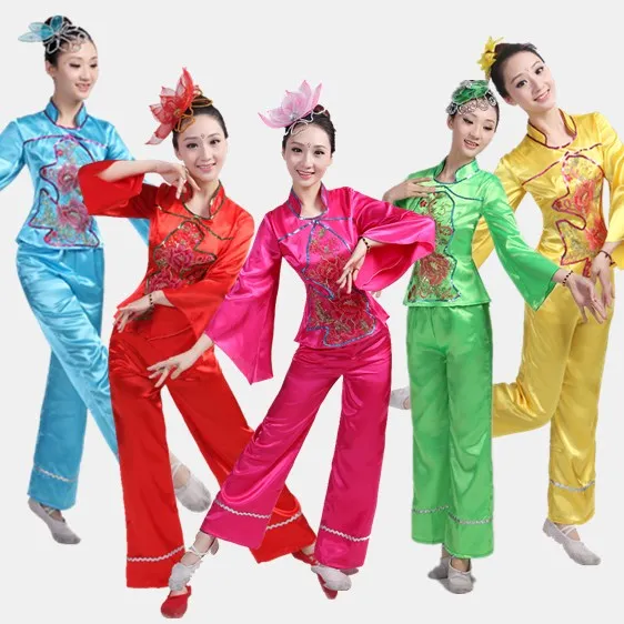 Disfraces Dance Costumes 2017 New National Dance Drum Clothing Fan Folk Wear Special Costumes Stage Performance Clothes Yangko
Disfraces Dance Costumes 2017 New National Dance Drum Clothing Fan Folk Wear Special Costumes Stage Performance Clothes Yangko
