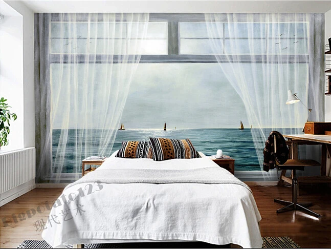 Custom 3D murals,yarn quality curtain outer sea sailing oil painting , living room sofa TV wall bedroom background wall paper
Custom 3D murals,yarn quality curtain outer sea sailing oil painting , living room sofa TV wall bedroom background wall paper