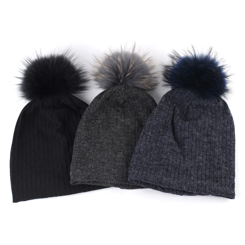 Geebro Women's Ribbed Beanie Hat with Pompom Winter Plain Soft Warm Slouchy Beanies with Raccoon Fur Pompom Girls Balavaca Hat
Geebro Women's Ribbed Beanie Hat with Pompom Winter Plain Soft Warm Slouchy Beanies with Raccoon Fur Pompom Girls Balavaca Hat