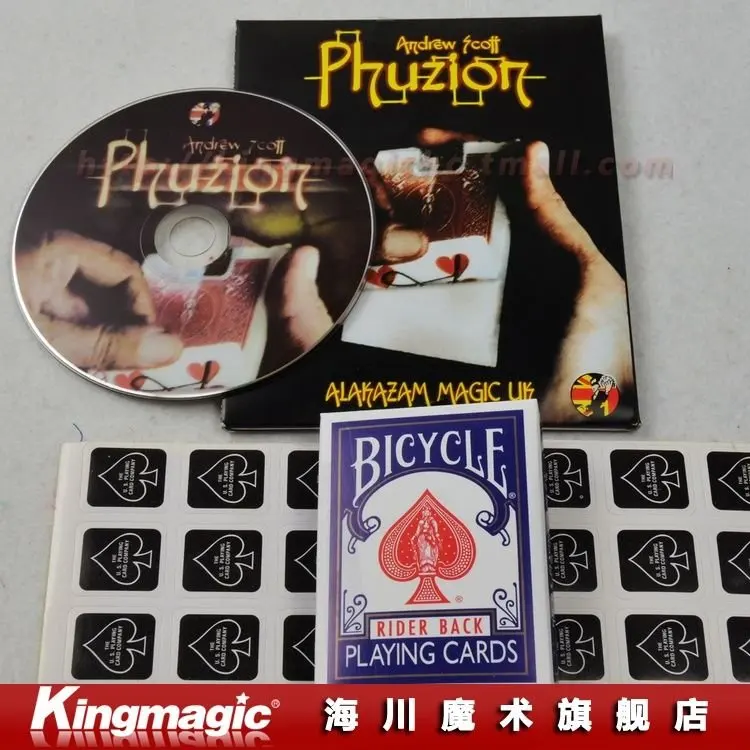 Phuzion (with DVD) by Andrew Scott and Alakazam/card disappering/magic toys/magic tricks/magic props/as seen on tv/Free shipping
Phuzion (with DVD) by Andrew Scott and Alakazam/card disappering/magic toys/magic tricks/magic props/as seen on tv/Free shipping