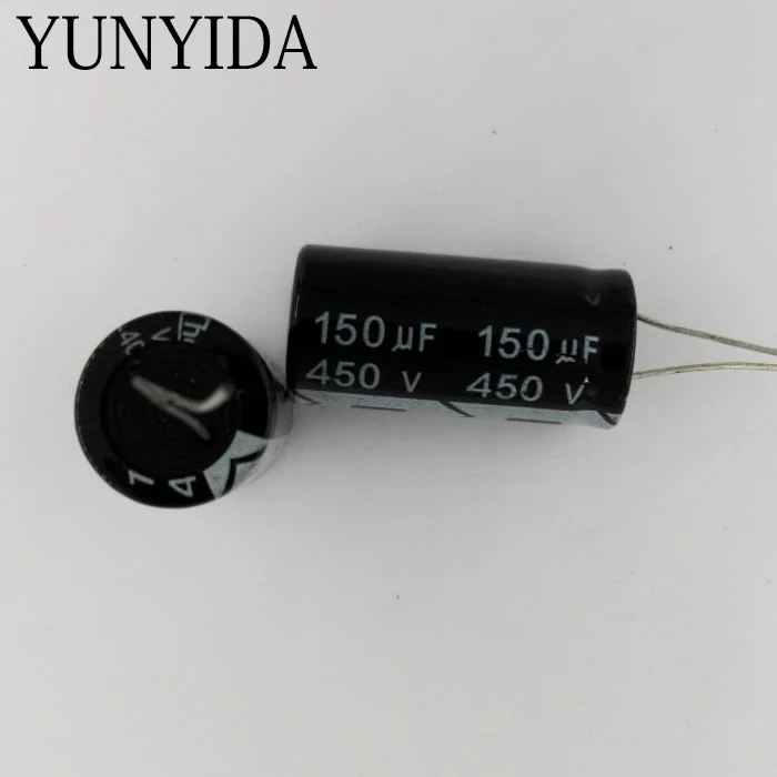 3 шт 450V 150 мкФ 180 Алюминий электролитический конденсатор с алюминиевой
