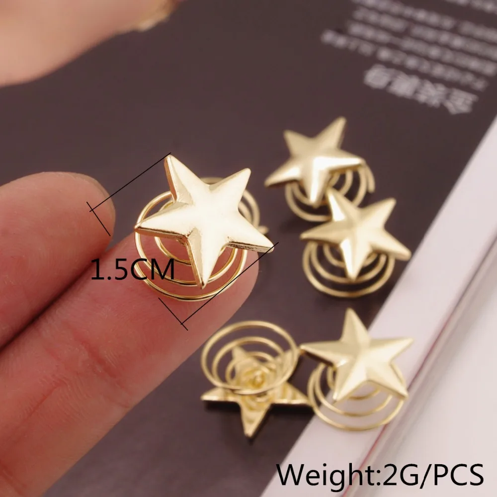Ingemark 5pcs Statement Gold Color Star Hairpin Women Girl Swirl Hair Pins Spring Hair Clips Hair Jewelry Accessories Gift
Ingemark 5pcs Statement Gold Color Star Hairpin Women Girl Swirl Hair Pins Spring Hair Clips Hair Jewelry Accessories Gift