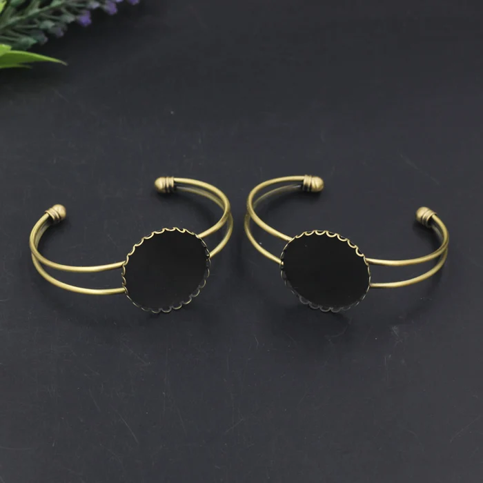 10pcs 30mm Lace Pad Antique Bronze/Gold/Silver/Black Bracelet Vintage Copper Bangle DIY Handmade Jewelry Accessories
10pcs 30mm Lace Pad Antique Bronze/Gold/Silver/Black Bracelet Vintage Copper Bangle DIY Handmade Jewelry Accessories