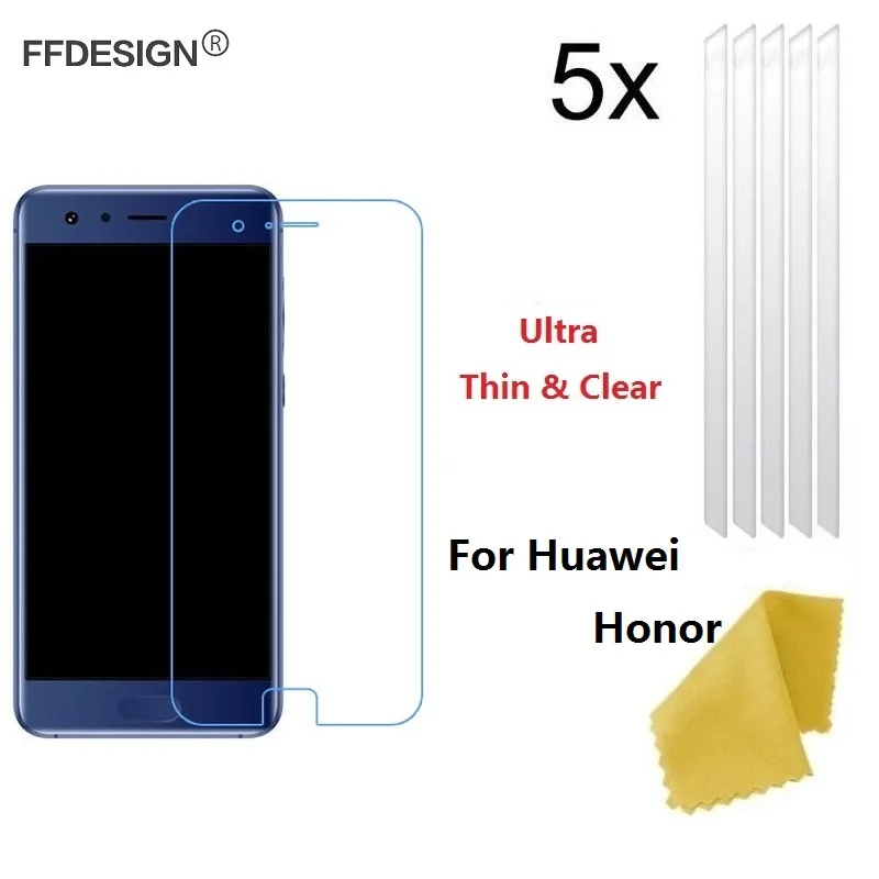 5 кратная пленка для защиты ЖК экрана от царапин Huawei Honor 9 8 Pro 7 6 5A Plus 5x 5C 4C 3C 6X
