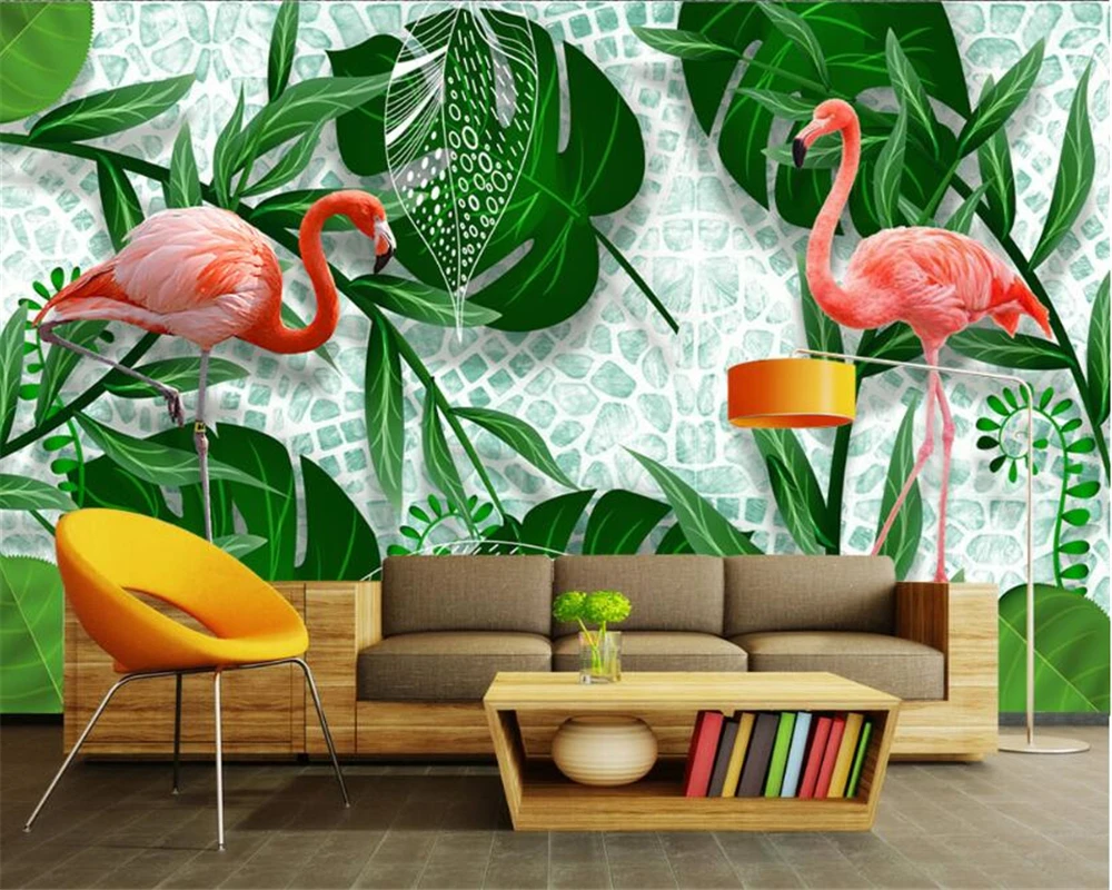 Beibehang wallpaper for walls 3 d Modern HD hand painted tropical plant flamingo Nordic background wall wallpaper 3d tapety
Beibehang wallpaper for walls 3 d Modern HD hand painted tropical plant flamingo Nordic background wall wallpaper 3d tapety
