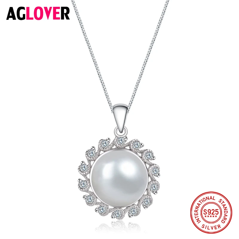 100% 925 Sterling Silver White Pearl Pendant Necklaces 18 inch 925 Silver Box Necklace Chains Wholesale Women Jewelry
100% 925 Sterling Silver White Pearl Pendant Necklaces 18 inch 925 Silver Box Necklace Chains Wholesale Women Jewelry